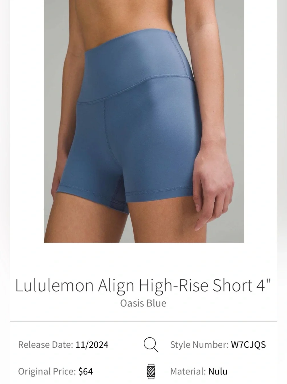 Lululemon Align High-Rise Short 4